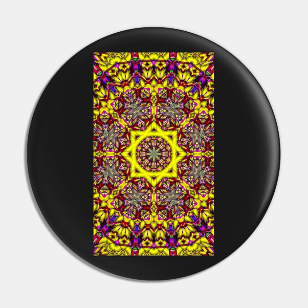 3D Abstract pattern, symmetrical 8 Pin by Hujer