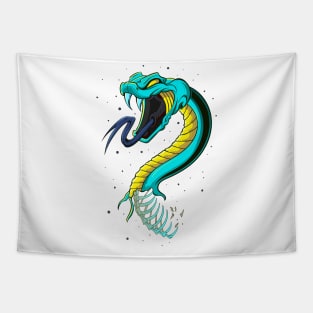 The great Japanese Snake - Venomous creature - Illustration Tapestry