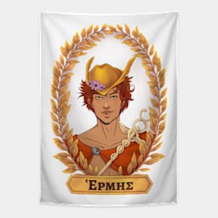 Hermes Olympian God Greek Mythology Ἑρμης Tapestry