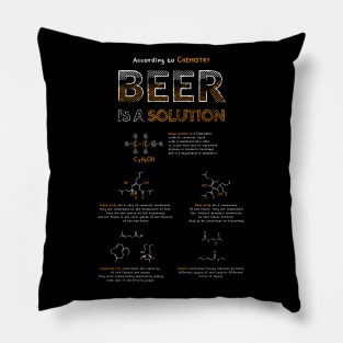 Beer is a solution Pillow