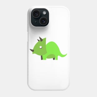 Baby Triceratops Cartoon Icon Phone Case