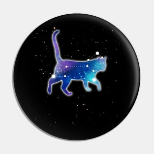 Leo Zodiac Sign Astrology Constellation Cat Lover Pet T-Shirt Pin