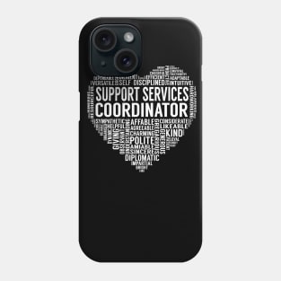 Support Services Coordinator Heart Phone Case