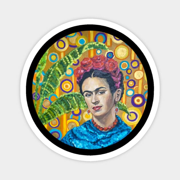 Fabulous Frida Magnet by ColetteBaumback