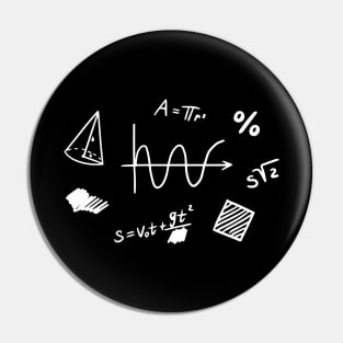 Mathematical formulas Pin