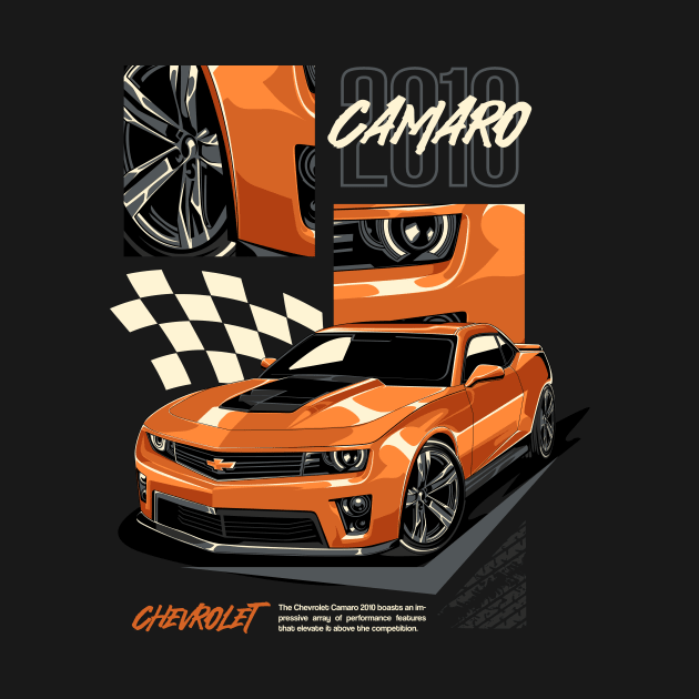 Retro Camaro 2010 by Harrisaputra