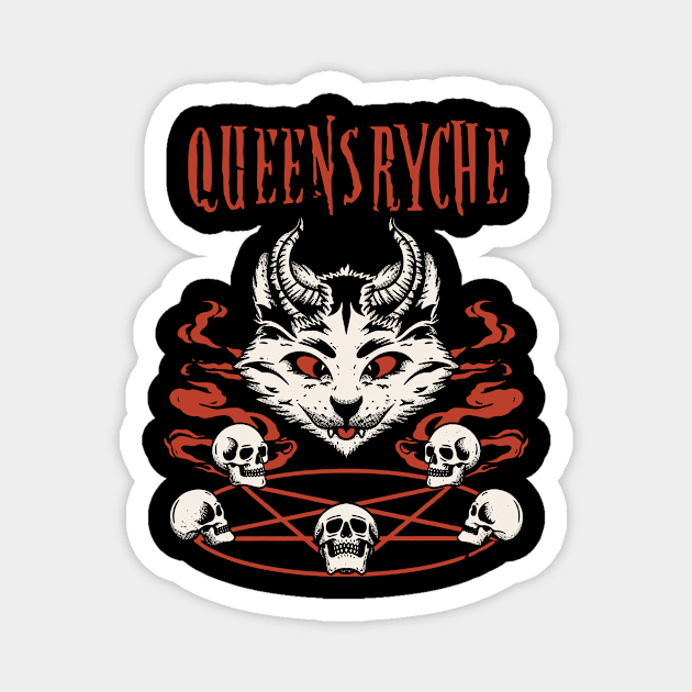 queensryche catanic Magnet by matilda cloud