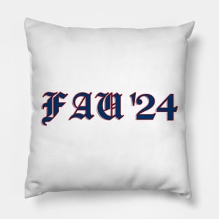 FAU 24 Sticker Pillow