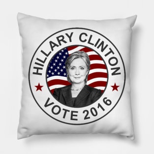 Hillary Clinton US Flag Pillow