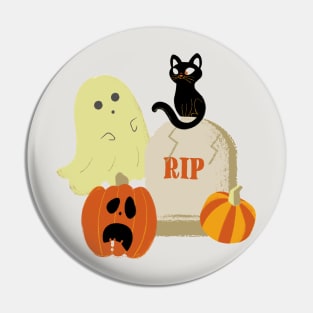 RIP ! Halloween Pin