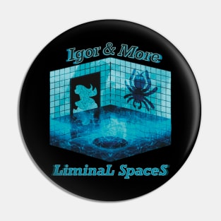 Igor & More Tarantula Liminal Spaces Blue Pin