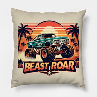 Monster Truck Pillow