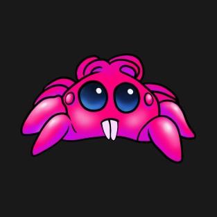 Cute Pink Spider With Crooked Teeth T-Shirt