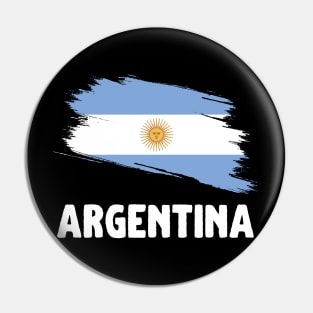 Argentina Flag Distressed Pin