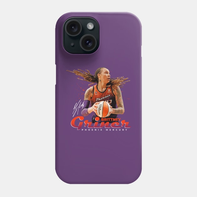 Brittney Griner Phone Case by Juantamad