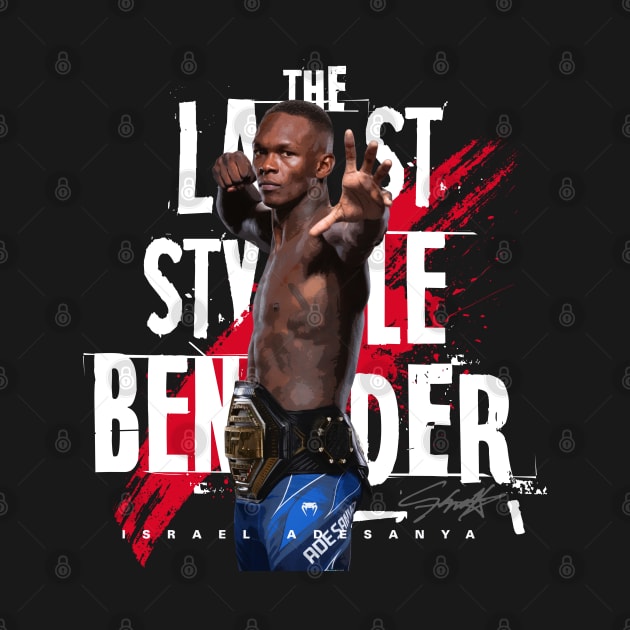 Israel Adesanya Arrow by Juantamad