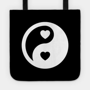 Ying Yang The Symbol Of Life & Death By Chinese Language Tote