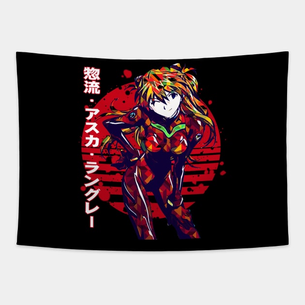 Asuka Langley Tapestry by Retrostyle