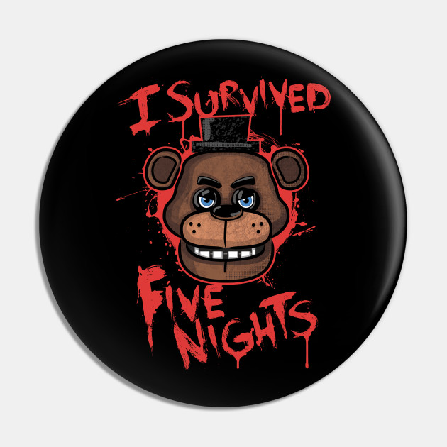 I SURVIVED 5 NIGHTS AT FREDDY'S STICKER ~FIVE NIGHTS AT FREDDY'S~ FREE SHIP