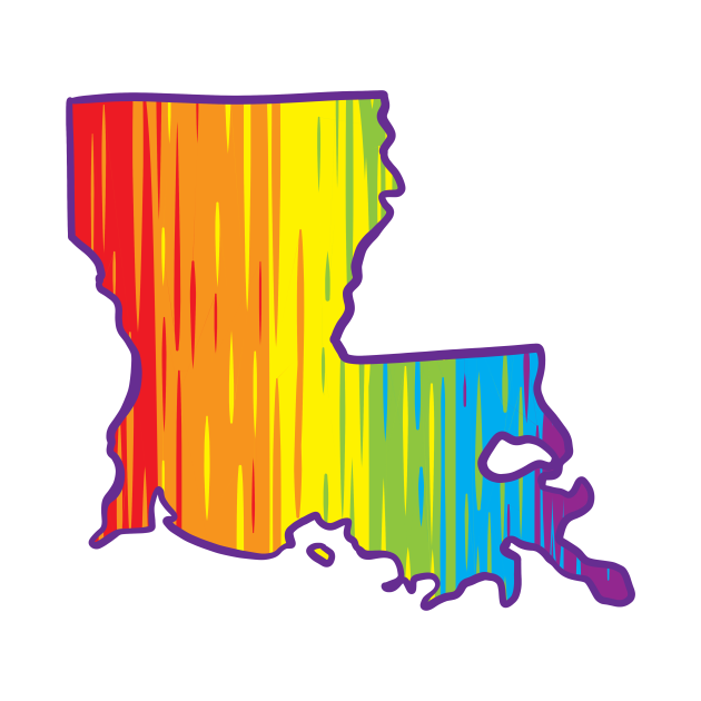 Louisiana Pride Louisiana TShirt TeePublic