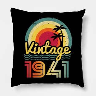 Vintage 1941 Made in 1941 82th birthday 82 years old Gift Pillow