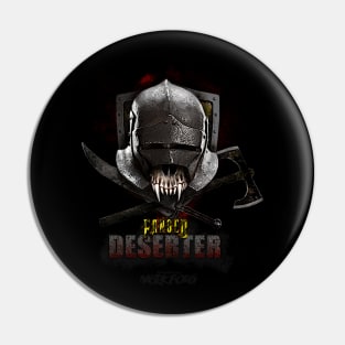 MÖRK BORG - Fanged Deserter crest Pin