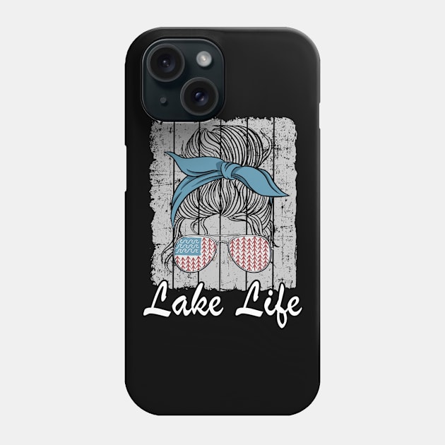 Lake Life Mom Women Funny Lake Life Phone Case by Kuehni