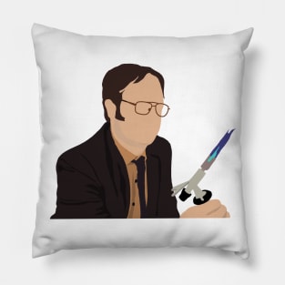 Dwight's Fire Drill Pillow