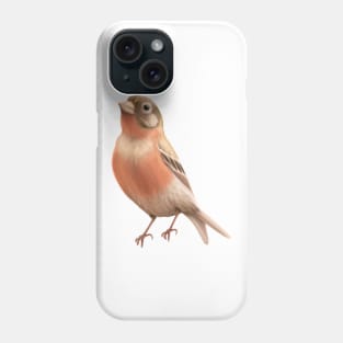 Cute Finch Drawing Phone Case