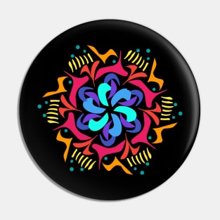Colorful Mandala Pin