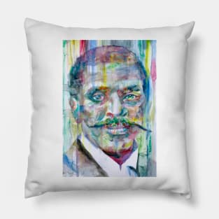 GEORGE WASHINGTON CARVER watercolor portrait Pillow