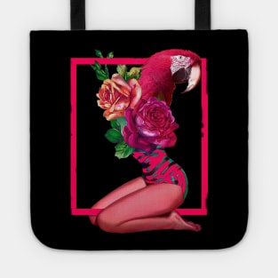 Parrot girl Tote