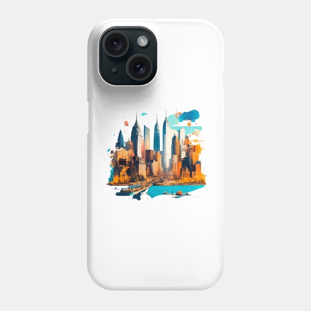 modern city Phone Case by Rain Of Colors