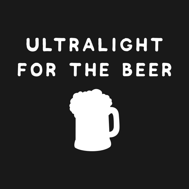 Ultralight Hiking Beer T-Shirt by programmertees