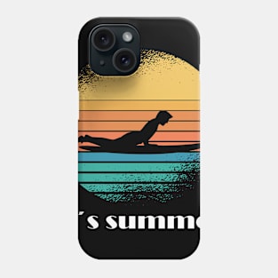 Surfing girl is the best windsurfing Phone Case