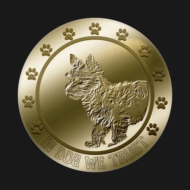 Yorkshire Terrier Yorkie Coin Digital Art by JollyMarten