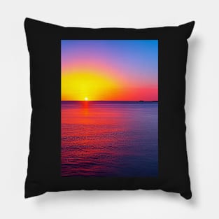 CUTE AND EVOCATIVE OCEAN SUNRISE Pillow