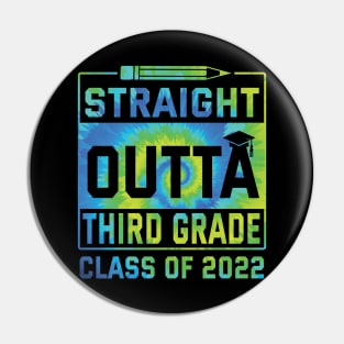 Straight Outta Third Grade Class Of 2022 Day Student Senior Pin