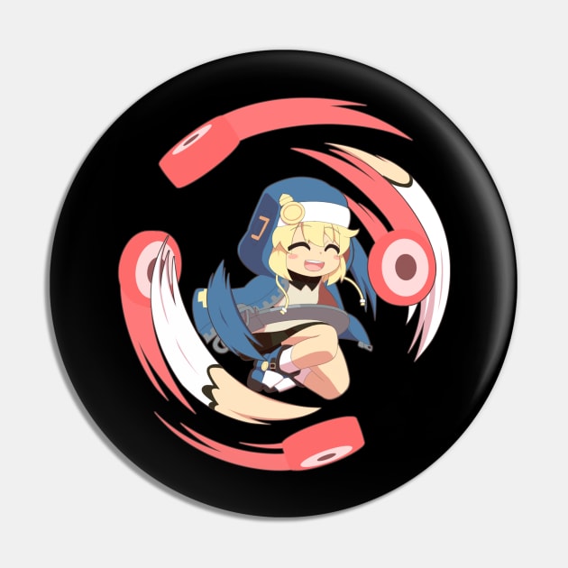 Bridget Guilty Gear Strive Pin by 1001 Artwork