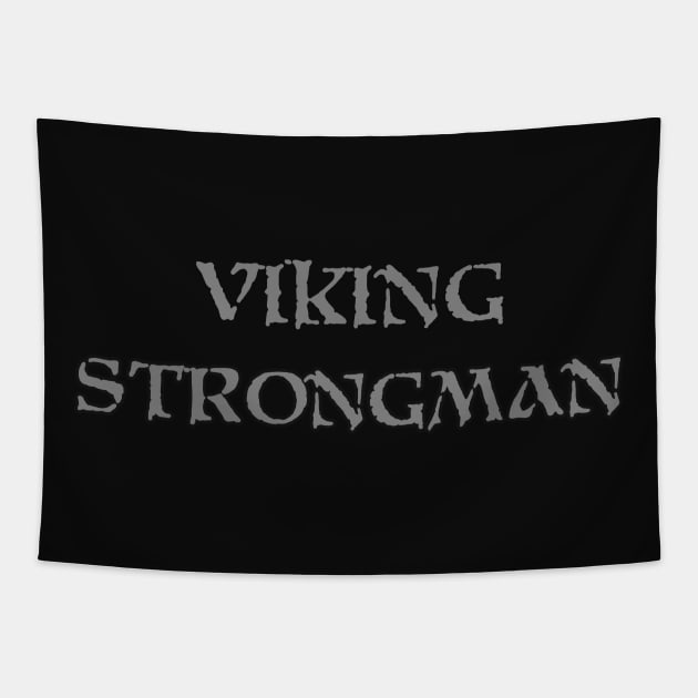 Viking Strongman Tapestry by MMArt