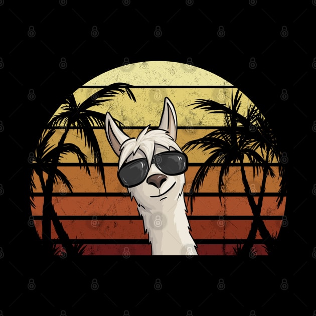 Hipster Llama with Sunglasses by SkizzenMonster