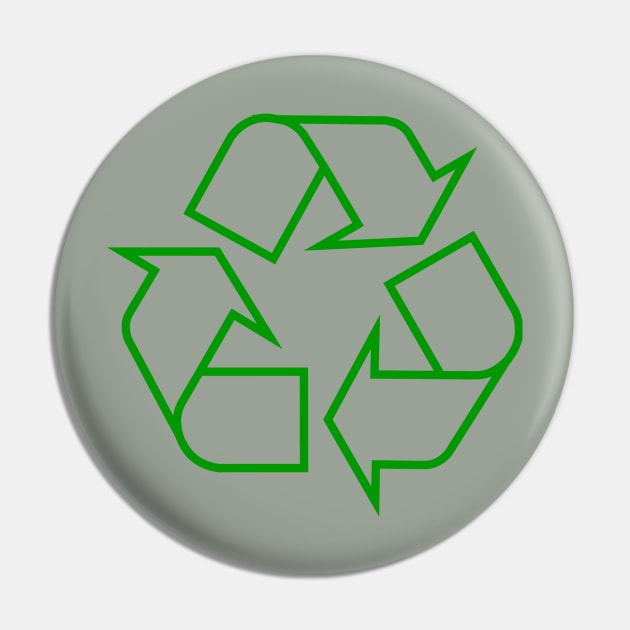 Please Recycle Pin by LefTEE Designs