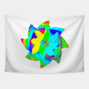 rainbow burst Tapestry