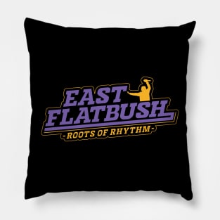 East Flatbush - Roots of the Rhythm: Unveiling Brooklyn's Hip-Hop Heritage Pillow