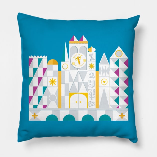 Small World Pillow by ryancano