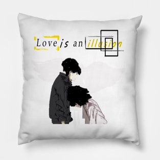 love is an illusion V3 Pillow