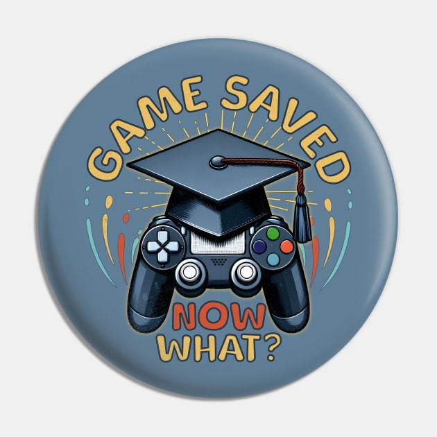 Gamer Graduation School Graduate Gaming Pin by alcoshirts