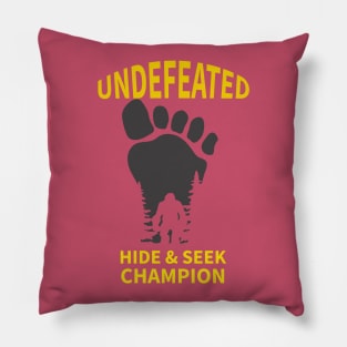 Undefeated Hide & Seek Champion Pillow