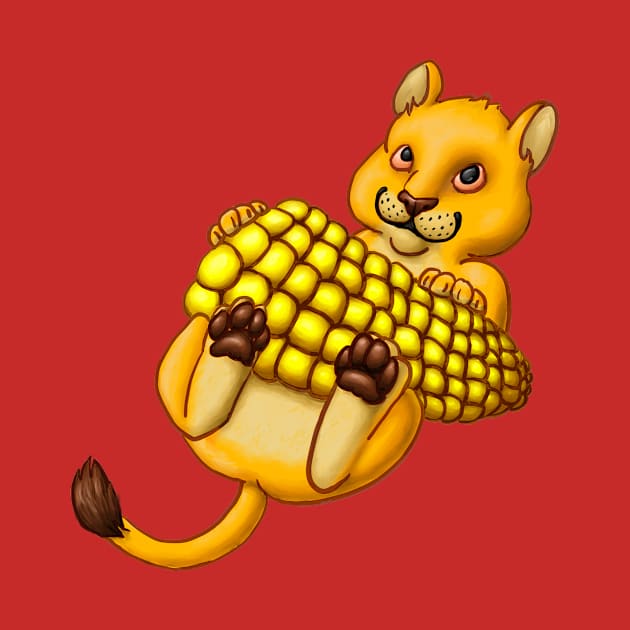 Corn on the Cub - Lion by PewterKat