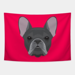 Black French Bulldog Tapestry